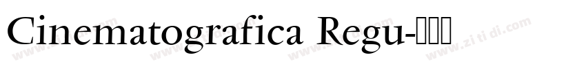 Cinematografica Regu字体转换